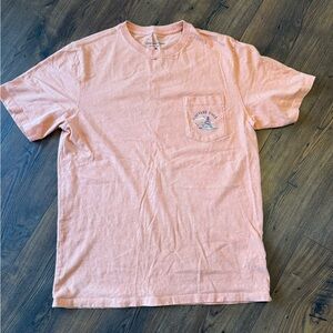Vineyard Vines Men's Coral Pocket Tee